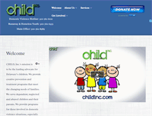 Tablet Screenshot of childinc.com